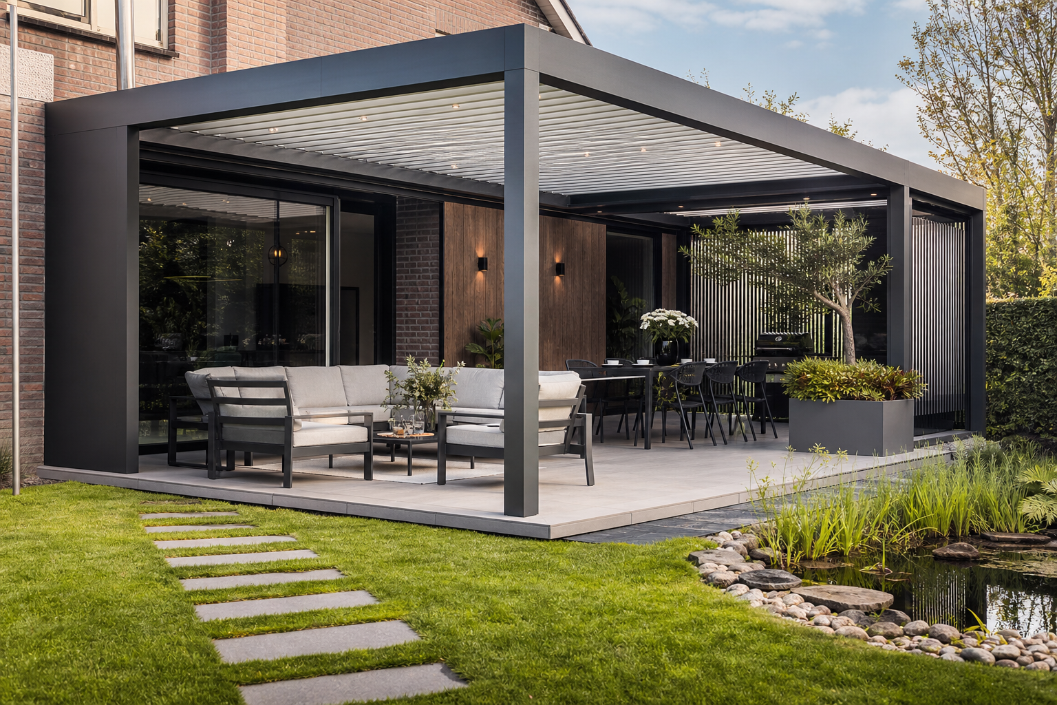 Redactioneel beeld bij Upgrade je tuin met een luxe terrasoverkapping die opvalt